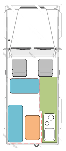 Camperhus Conversions camper layout 2