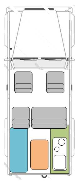 Camperhus Conversions camper possible layout 1