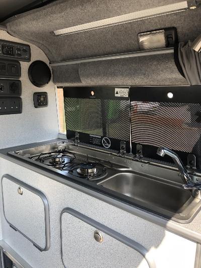 Camperhus Conversions camper hob sink